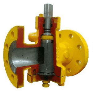 Lubricated tapered plug valve
